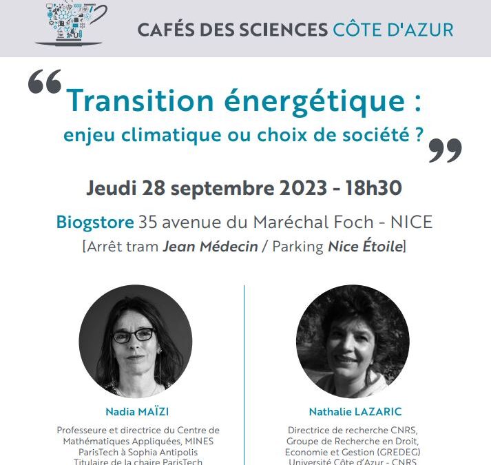 Conférence – Transition énergétique : enjeu climatique ou choix de société ?