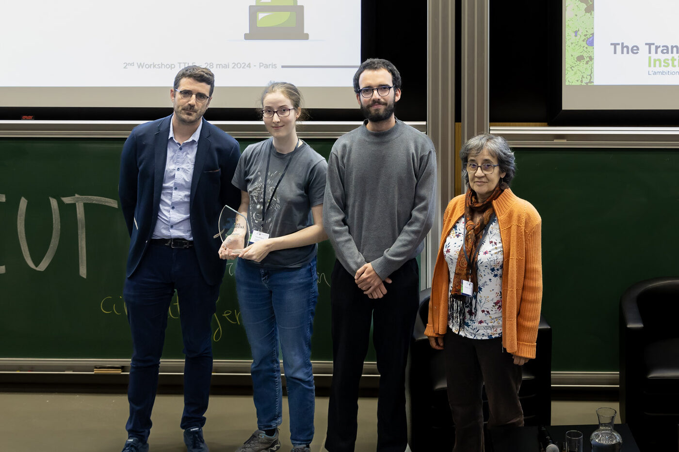 Matthieu MAZIÈRE, Aude GOUNELLE, Adrien MIGNOT et Madeleine AKRICH (©F. TOULET)